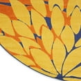 thumbnail image 6 of Nourison Aloha Indoor/Outdoor Navy Multicolor 7’10” x Round Area Rug (8 Round), 6 of 9