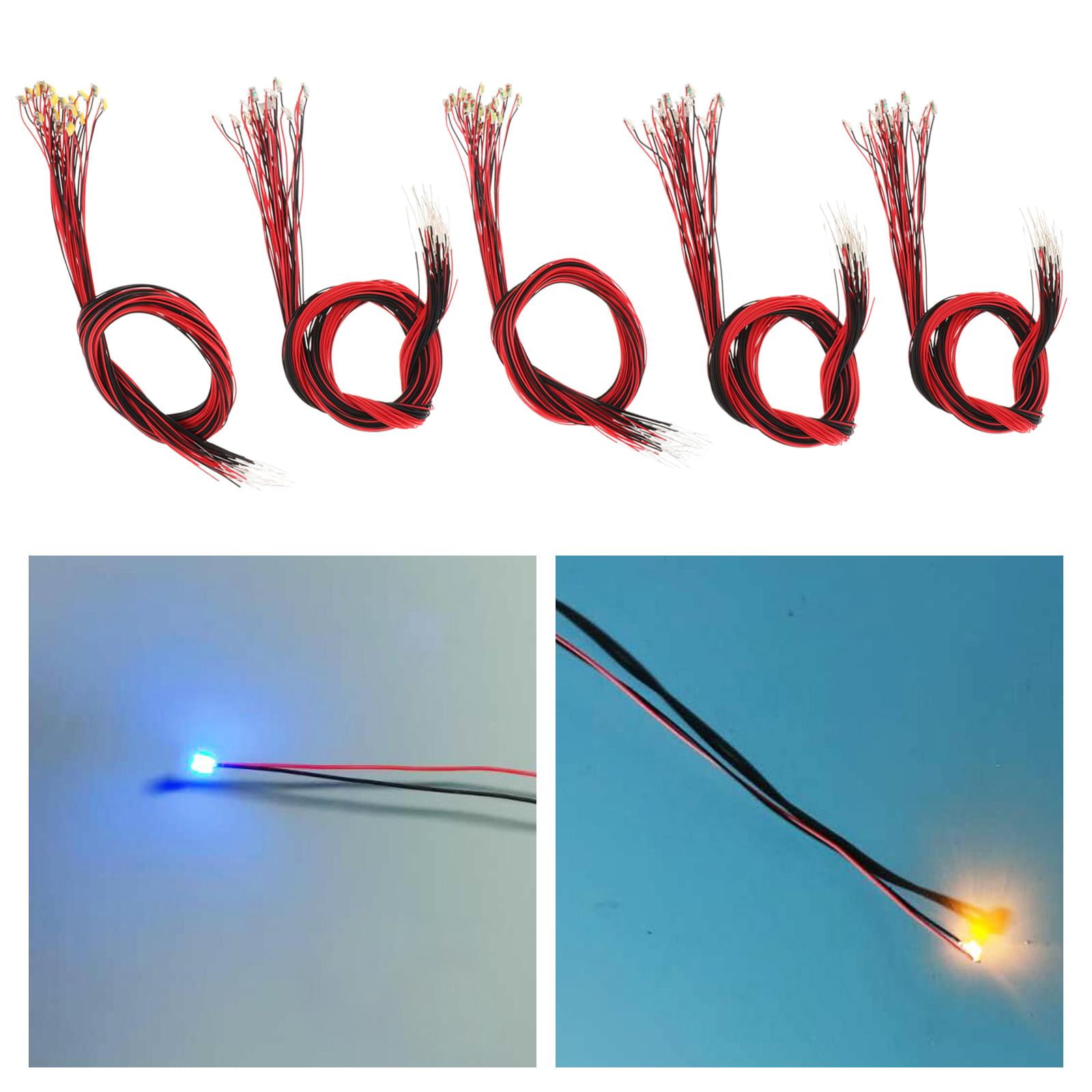 20x Modelo Pre Cableado Cables LED Luz de color blanca Y cálida Hugo 30 ...