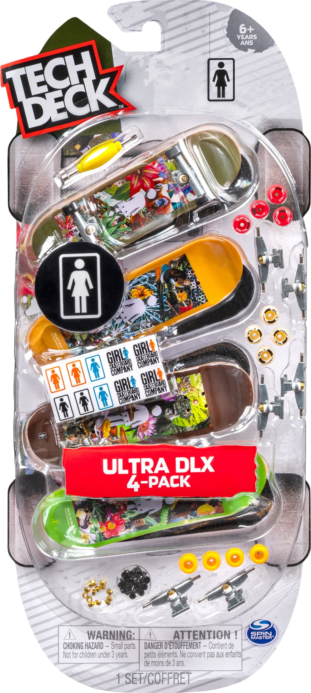 Tech Deck Ultra DLX 4 Pack 96mm Fingerboards Revive 20th Anniversary Special Edition Spin Master 20090754