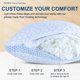 thumbnail image 4 of Pillow QUTOOL Queen, espuma viscoelástica refrigerante triturada, paquete de 2, 4 of 8