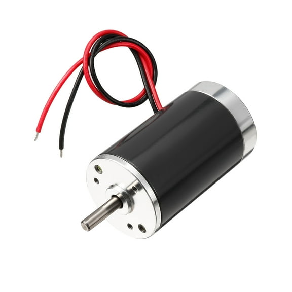 24V 5000RPM Speed 7W Power 5mm Diameter Shaft Wired Connector Metal DC Motor