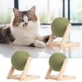 thumbnail image 1 of Juguete de Pelota de Hierba Gatera, Atractivo Rascador de Madera, Superficie Suave y Segura, Refresco Alienígena En Menta, Ideal para Jugar En Interiores, Esencial para Los Amantes de Los Gatos, Hora, 1 of 7