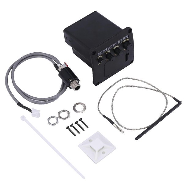 Juego de tornillos y arandelas para pastillas de 2 bandas Aeq-2T para guitarra acústica s202412248038