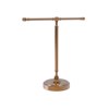 Vanity Top 2 Arm Guest Towel Holder in Brushed Bronze