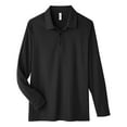 thumbnail image 4 of CORE365 CE112L Men's Fusion ChromaSoft™ Long Sleeve Pique Polo-Black-2XL, 4 of 5