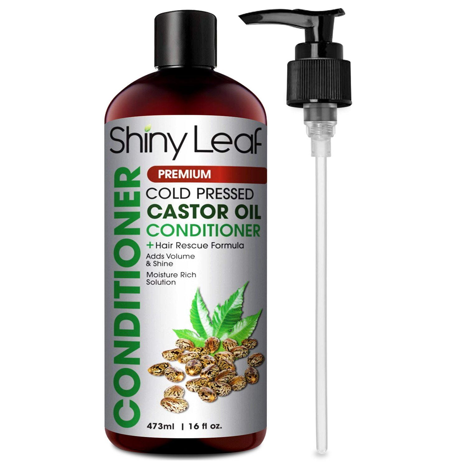 Cold Pressed Castor Oil Conditioner Premium Hair Regrowth ...