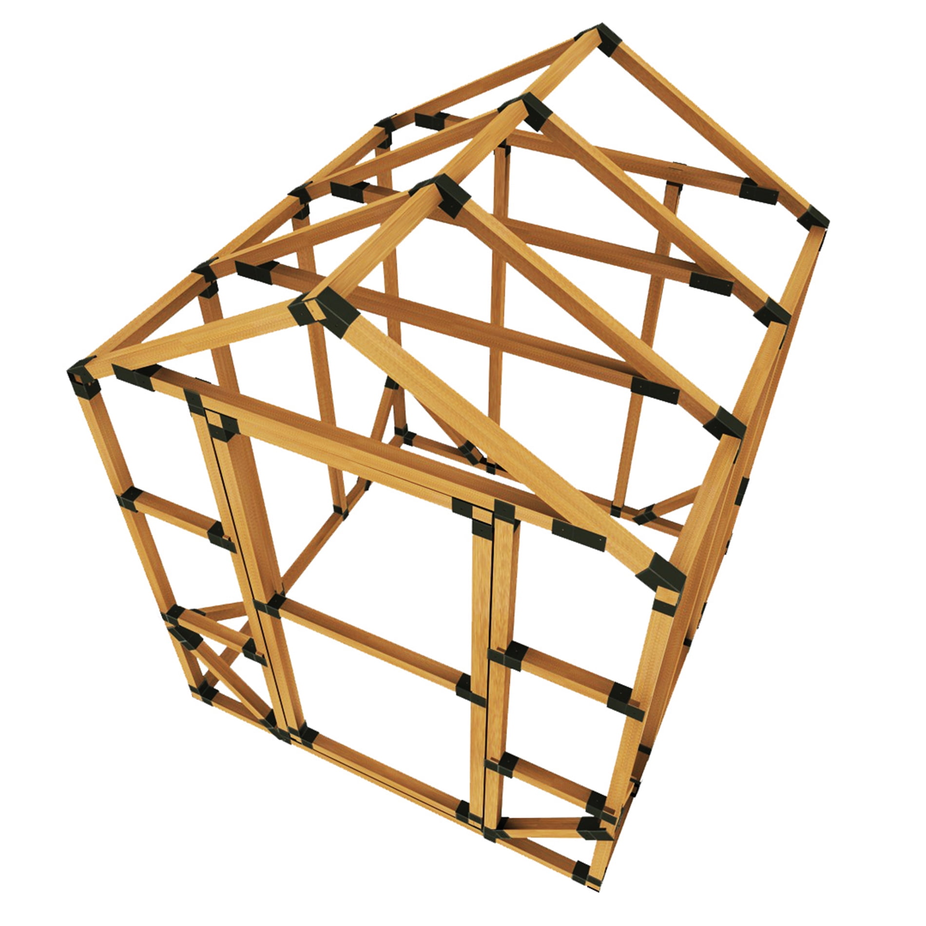 6X6 GREENHOUSE - DIY FRAMING BRACKET KIT