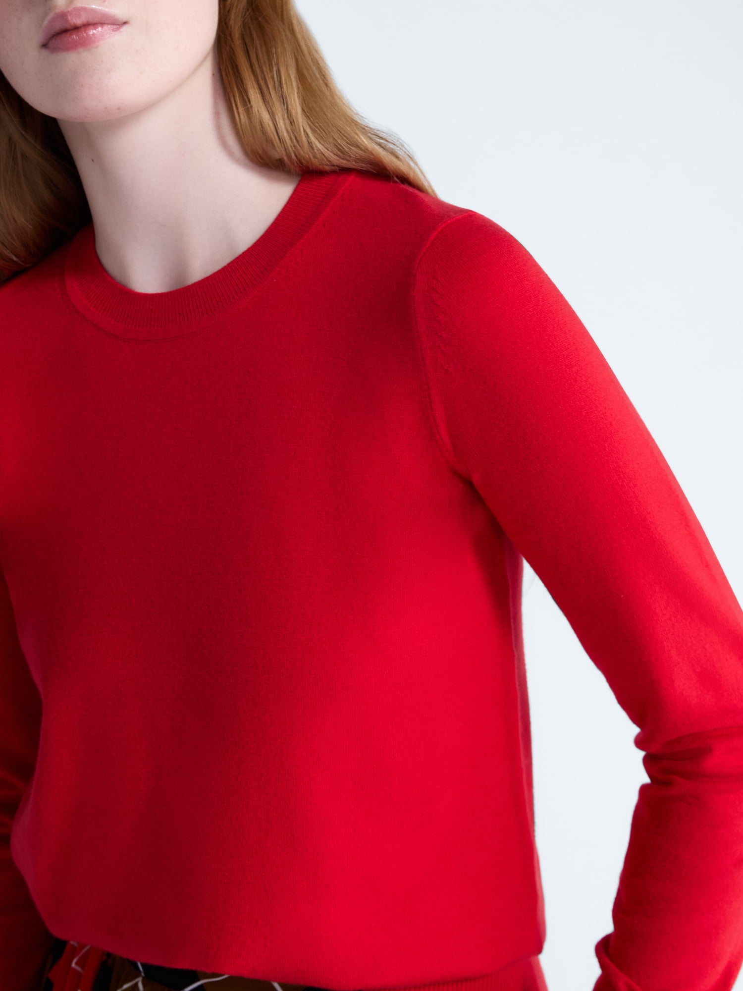 Free Assembly Women's and Women's Plus Cozy Yarn Crewneck Sweater, Midweight, Sizes XS-4X