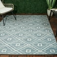 thumbnail image 5 of Balta US, Inc Annika Diamond Trellis Pattern Indoor/ Outdoor Area Rug Sage 2' x 7' Runner 8' Runner Sage, Off-White, 5 of 5