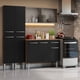 thumbnail image 1 of Madesa Gabinete de Cocina Integral Compacta 169 cm Emilly Rustic/Negro 10, 1 of 10