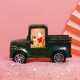 thumbnail image 1 of Adornos de tractor de conducción de Papá Noel, linternas de viento de inyección de agua, lámparas de aceite, adornos de decoración de mesa, modelo de coche de camión de metal, luz LED para decoración de mesa navideña (verde) ER, 1 of 5