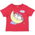 thumbnail image 3 of Inktastic Unicorn Moon Girls Toddler T-Shirt, 3 of 5