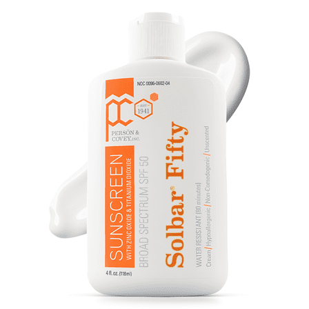 Person & Covey Solbar Fifty SPF 50 Sunscreen Lotion for Face & Body, 4 fl oz