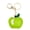 Green, variant on Apples Keychain Pendant Cute Apple-Shaped Leather Keychain Charm Colorful Fruit Bag And Car Pendant Soft Versatile Purse Charm for Women Tote Bags