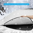 thumbnail image 4 of Tgbvmt Vehicle Mounted Winter Snow Proof Car Cover Windshield Protector Cover for SUVs and Sedans Easy Installation with Anti-Theft Panels and All-Season Protection 130x160cm Size for Winter Use, 4 of 9