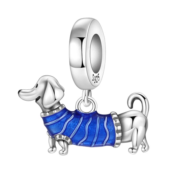 Dachshund Dog Charm, Compatible with Most Bracelet, Charm for Bracelet