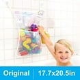 Baby Bath Toy Organizer Bathroom Bathtub Mesh Net Storage Bag Organizer