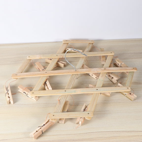 Sparsain Bamboo Clothes Drying Rack Underwear Drying Rack Sock Drying Rack Bamboo Hanging Drying Rack