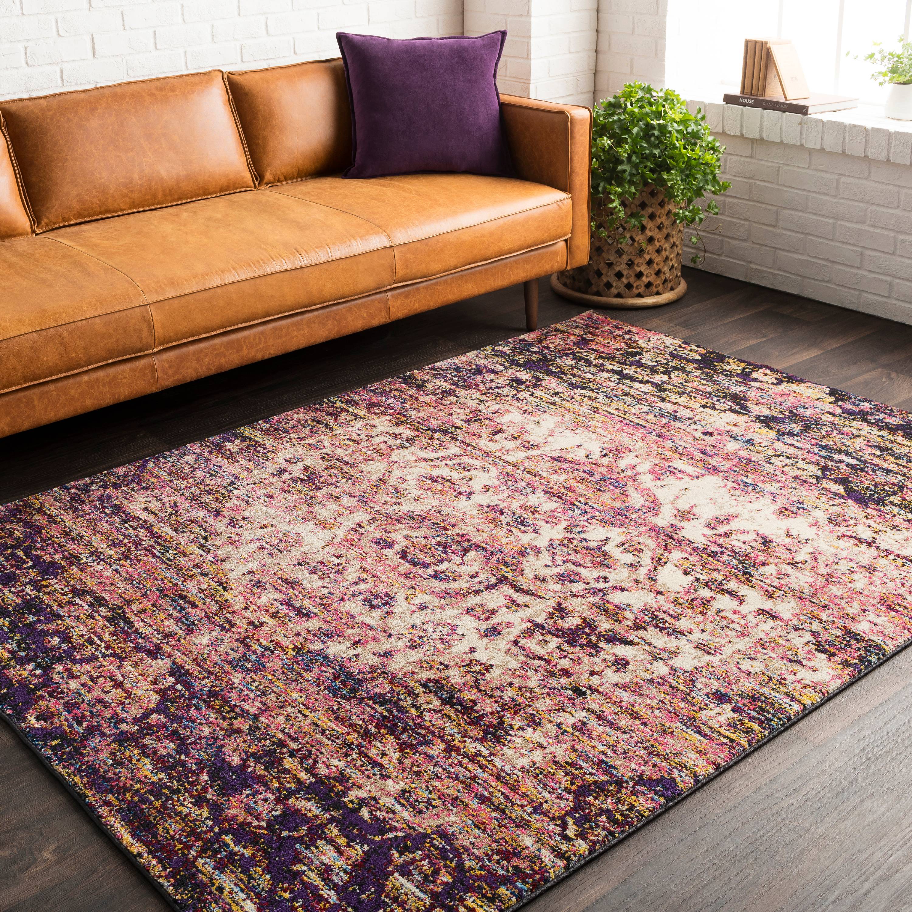 Surya Alchemy ACE2313 Vintage Floral Medallion Indoor Area Rug