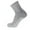 Gray, variant on 3 Pairs of Non-Skid Diabetic Cotton Quarter Socks with Non Binding Top (Gray, Sock Size 10-13)