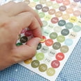 thumbnail image 3 of Abbracc Floss Stickers Print paper Labels Sheet Supplies colorful, 3 of 5