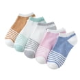 thumbnail image 2 of Women Socks Slippers Summer New Pattern Fashion Trend Socks Simple Stripe Pattern Comfortable Socks, 2 of 3