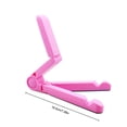 thumbnail image 2 of Inteprter Soporte para teléfono Plegable Hogar Oficina Dormitorio Escritorio Tableta Cuna Trípode de viaje Videollamada Reutilizable Soporte para Teléfono y Comunicación Rosado, 2 of 6