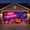 C, variant on 13 x 6 FT Halloween Garage Door Cover Banner, Neon Spooky Haunted House Pumpkin Ghost Backdrop, UV Resistant Large Wall Decor for Indoor Outdoor Yard Home Halloween Party Decoration