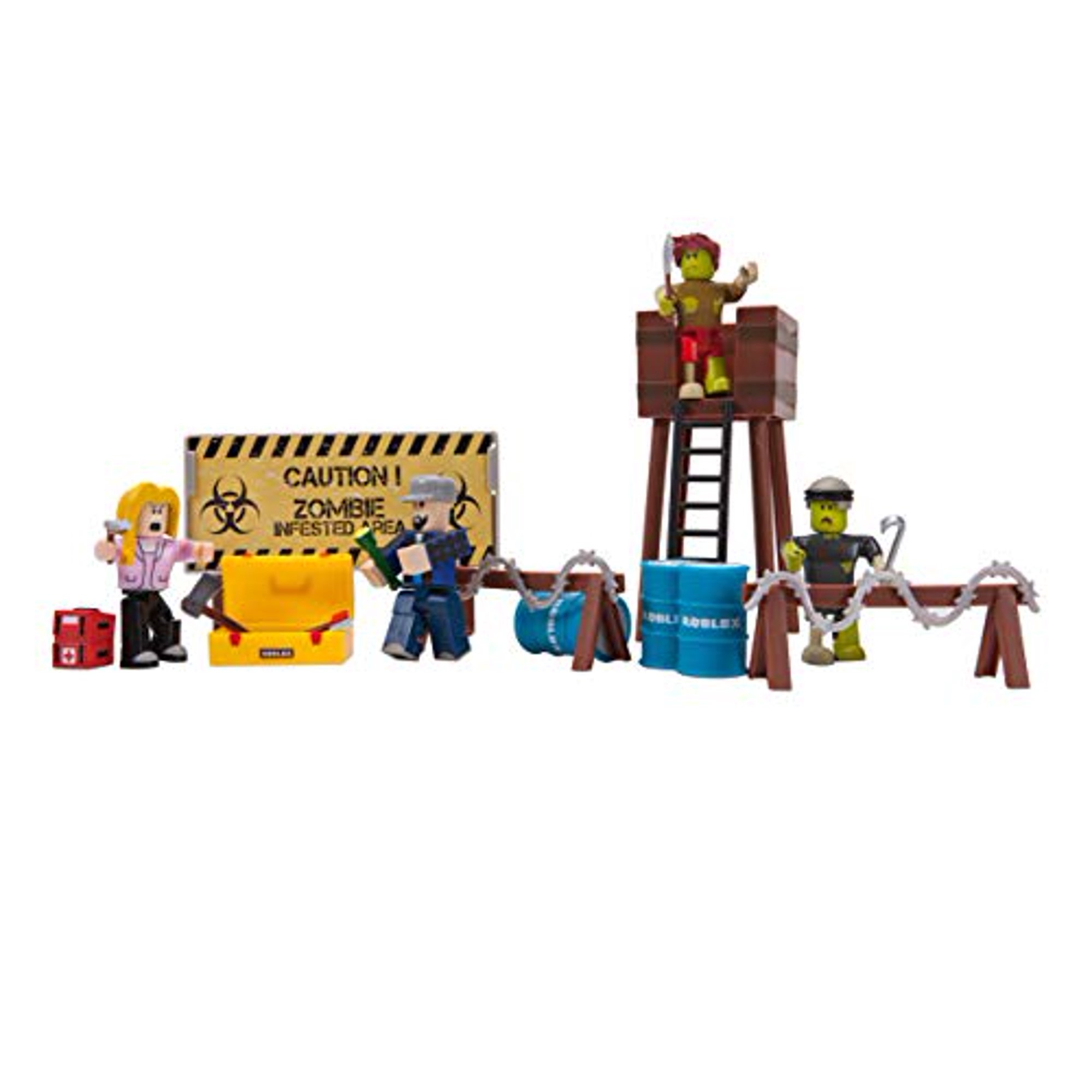 Roblox Zombie Attack Playset Walmart Canada - zombie attack roblox thumbnail