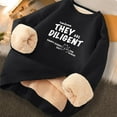 thumbnail image 2 of Mens Sweatshirt Under $10 Sherpa Lined Sweatshirt Men No Hood - Mens Graphic Hoodies Warm Soft Crewneck Sweatshirts Heavyweight Winter Pullover, 2 of 3