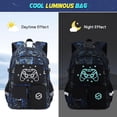 thumbnail image 3 of Mochila Scothen Cool Luminous School con bolsa de almuerzo y estuche para lápices, 3 of 8