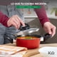 thumbnail image 3 of Cacerolas Antiadherentes con Tapa de Acero de Carbono Kingshouse, Ollas para Cocinar Hervir Guisar rojo 10, 3 of 6