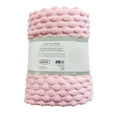 thumbnail image 3 of Shason Textile 60" x 1.5 yd 100% Polyester Fleece Solid Print Dot Craft Fabric, Light Pink, 3 of 3