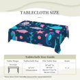 thumbnail image 6 of XMXY Table Cloth Rectangle Table, Ocean Underwater Seahorse Dining Table Cover Waterproof Washable Outdoor Tablecloth, 54 X 72 Inch, 6 of 8