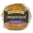 David's Deli PreSliced Cinnamon Raisin Bagels, 14.25 oz, 5 Count