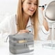 thumbnail image 5 of Organizadores de armario y almacenamiento, bolsa de maquillaje de malla de doble capa, bolsa de viaje portátil para artículos de tocador, bolsa de almacenamiento de cosméticos de gran capacidad, bolsa, 5 of 5