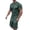 Army Green, variant on Los Angeles Graphic Short Sets for Men Short Sleeve Crewneck T Shirt and Shorts 2 Piece Matching Set Mens Summer Outfits