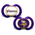 thumbnail image 2 of BabyFanatic Officially Licensed Pacifier 2-Pack - NFL Minnesota Vikings, 2 of 6