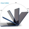 thumbnail image 4 of IBENZER 2022 2021 MacBook Air 13 inch Case M1 A2337 A2179 A1932, Hard Shell Case & Sleeve Bag & Keyboard Cover & Type C for Apple Mac Air 13 with Touch ID (2018-2022), Navy Blue, W-AT13-NVBL+3, 4 of 10
