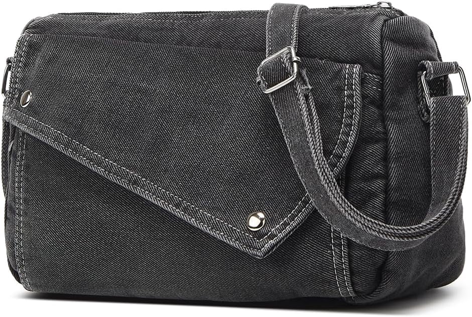 2025 Denim Shoulder Bag Trendy Jean Canvas Messenger Bag for Women Tote Bag Retro Crossbody Handbag