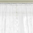 thumbnail image 6 of Floral Lace Sheer Curtains Rod Pocket Window Voile Sheer Curtains for Living Room Bedroom Kitchen (ONE White Curtain Panel, 57.08"*47.24"), 6 of 8