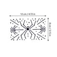 thumbnail image 2 of Halloween Face Black Rhinestone Face Gems Self-Adhesive Body Jewels for Adults and Gothic Decoration for Halloween Party Events, 2 of 4
