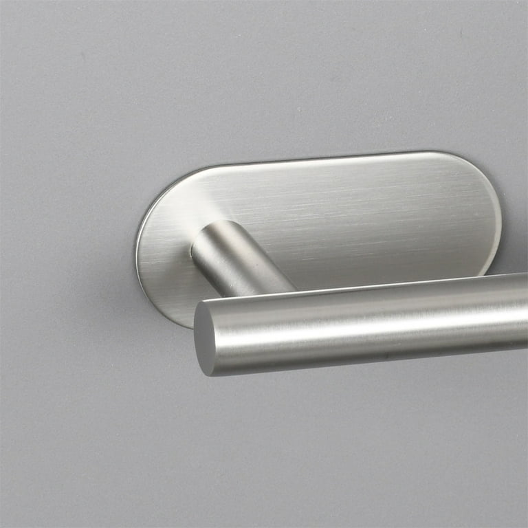 Double Vertical Roll Toilet Paper Holder SUS304 Stainless Steel Chrome Nail  Free