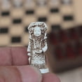 thumbnail image 2 of New Antique Chess Small Leather Chess Board Qing Lifelike Chess Pieces Characters Parenting Gifts Entertainment, 2 of 6