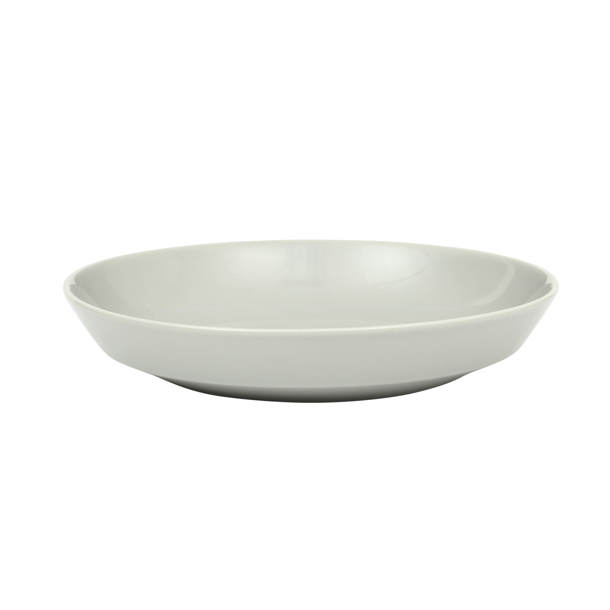 Gibsn Home Summer Shades 16 Piece Plates and Bowls Dishes Service for 4 Porcelain Dinnerware Set - Grey