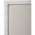 thumbnail image 4 of SOFE 16x13 Inches White Linen Bulletin Board with Dual Hooks - Wood Framed Wall Mount Pin Board & Memo Display Organizer for Kitchen, Office, Bedroom Decor, 4 of 6
