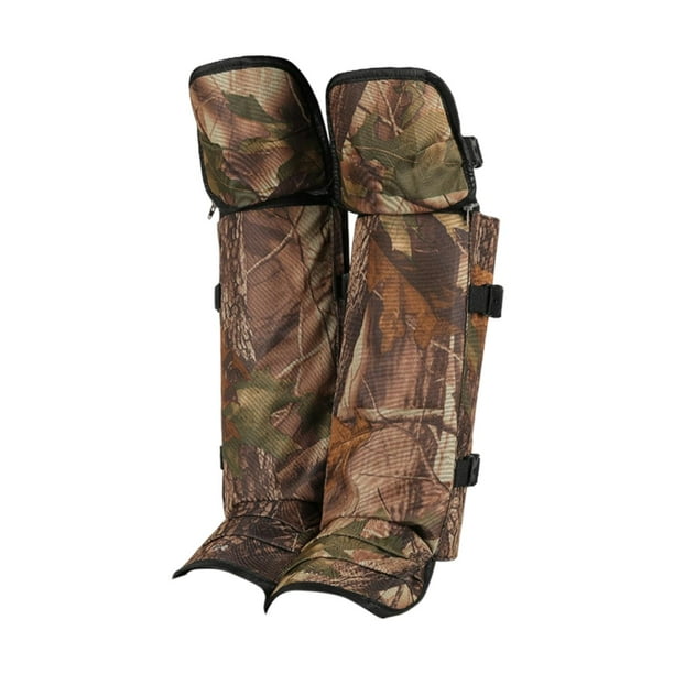 Polainas para piernas, polainas para botas, protectores de piernas, cubrezapatos de invierno para viajes, acampadas y exteriores. hoja