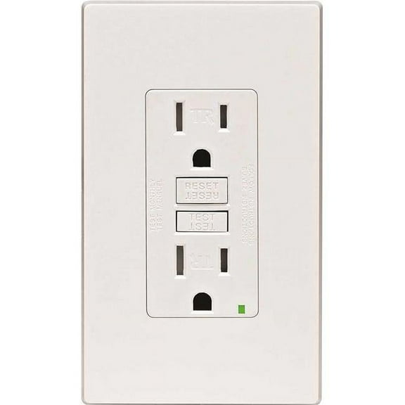Leviton GFTR1-I Tamper Resistant GFCI Receptacle, 15A, 125V , Ivory