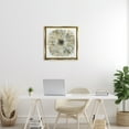 thumbnail image 3 of Stupell Industries Neutral Rustic Abstract Flower Floral Painting Gold Floater Framed Canvas Art Print Wall Art, 25 x 25, 3 of 8