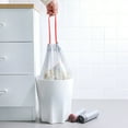 thumbnail image 3 of 1 Roll Small Garbage Bag Drawstring Trash Bags Durable Plastic Home Kitchen Tool, 3 of 5